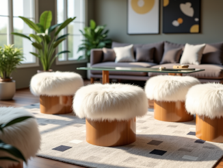 Pourquoi choisir des tabourets fourrure pour créer un espace chic, cosy et tendance